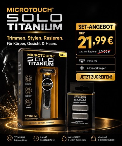 Microtouch titanium solo - microtouch,