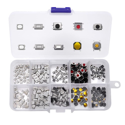 Tactile push button switch set - push,
